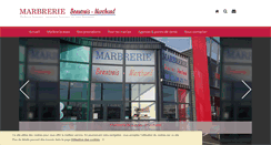 Desktop Screenshot of marbrerie-beautraismarchand.com